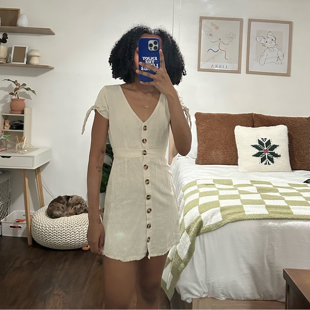 linen/cotton mini dress